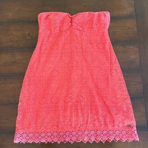 Roxy coral short dress